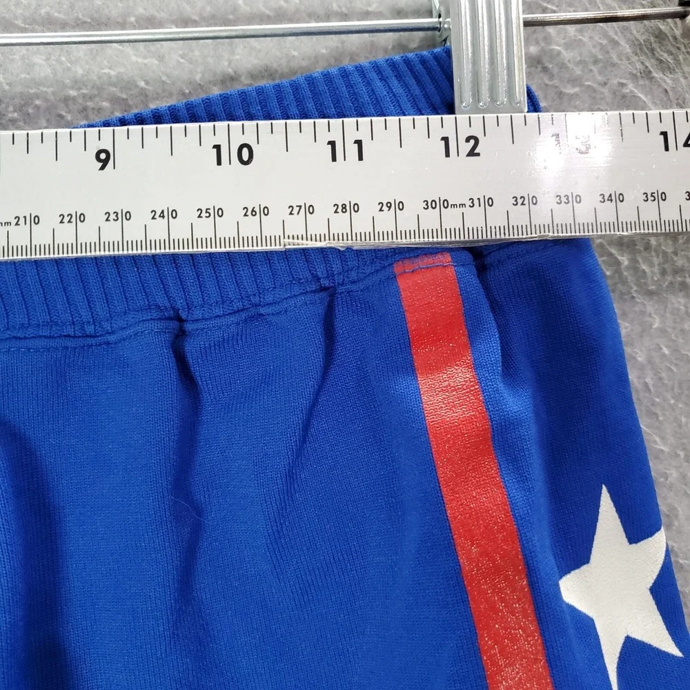 VINTAGE Buddys All Stars Men Activewear Pants 30 Blue Sand Knit 80s USA READ